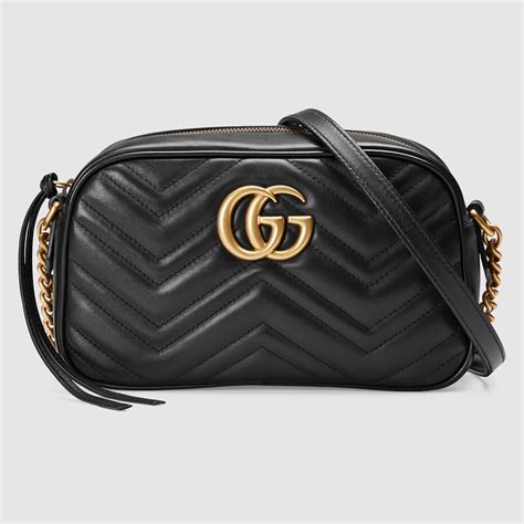 gucci gg marmont chain shoulder strap black bag|Gucci Marmont suede bag.